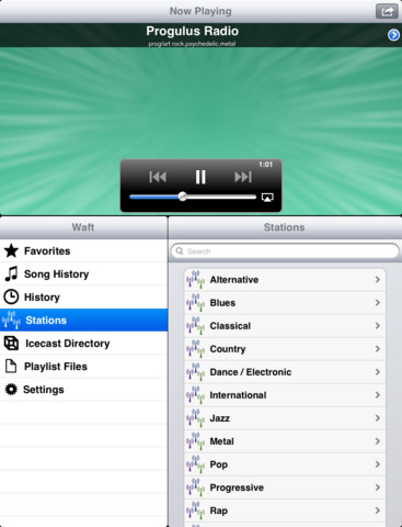 Waft, l’app per ascoltare la radio dal vostro iPad