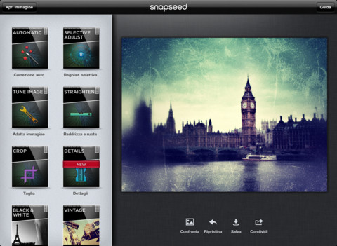 Snapseed 1.4: supporto al Retina display, iOS 5.1 e molte altre novità