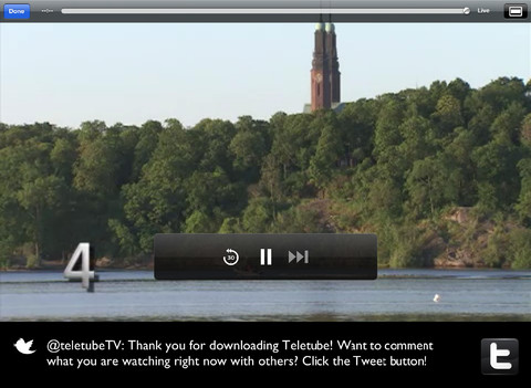 Teletube, un’app gratuita per vedere i canali televisivi italiani su iPad
