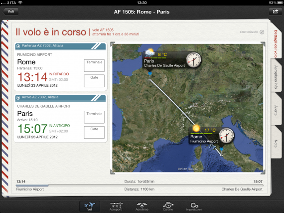 Volo+ per iPad: un compagno di viaggio indispensabile per monitorare i voli a livello internazionale