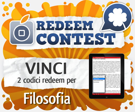 CONTEST: vinci 2 codici redeem per Filosofia [VINCITORI]