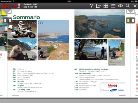 Mototurismo: la nota rivista dedicata al turismo in moto approda su App Store!