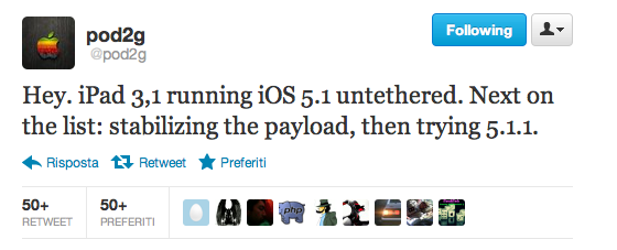Pod2G esegue il jailbreak untethered di iOS 5.1 sul nuovo iPad! [AGGIORNATO]