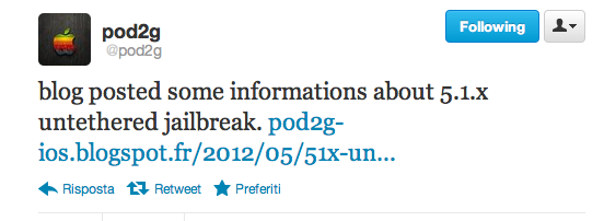 Pod2G pubblica le “FAQs per il jailbreak untethered di iOS 5.1.x”