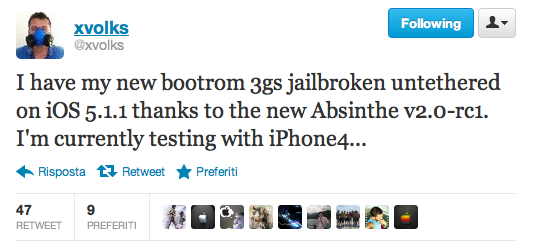 Jailbreak untethered di iOS 5.1/5.1.1: in arrivo Absinthe 2.0 [AGGIORNATO X2]
