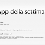 “App gratuita della settimana” e “Le scelte della redazione” sono le nuove sezioni presenti sull’App Store
