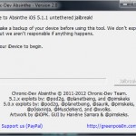 Il Chronic-Dev Team rilascia Absinthe 2.0.4 con il supporto all’iPad 2,4
