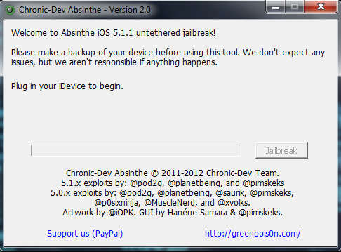 Il Chronic-Dev Team rilascia Absinthe 2.0.4 con il supporto all’iPad 2,4