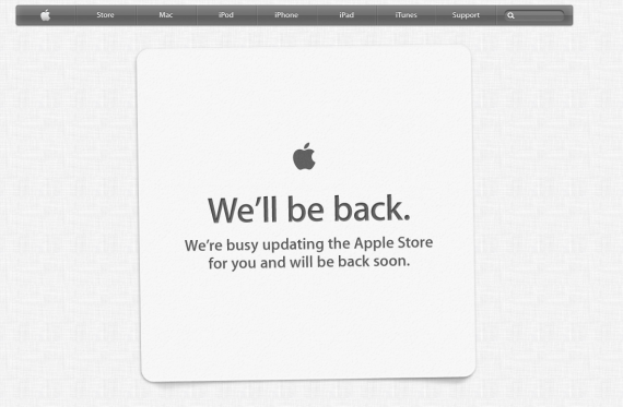 Apple Store Down: semplice manutenzione? [AGGIORNATO]