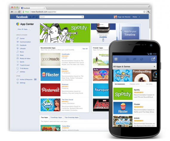 Annunciato il “Facebook App Center”