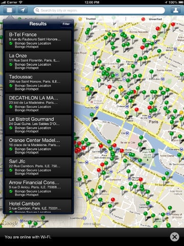 Boingo, l’app gratuita per cercare gli HotSpot dell’omonimo servizio