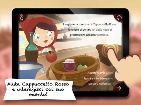 Digitale Tales presenta la sua versione interattiva della fiaba di Cappuccetto Rosso
