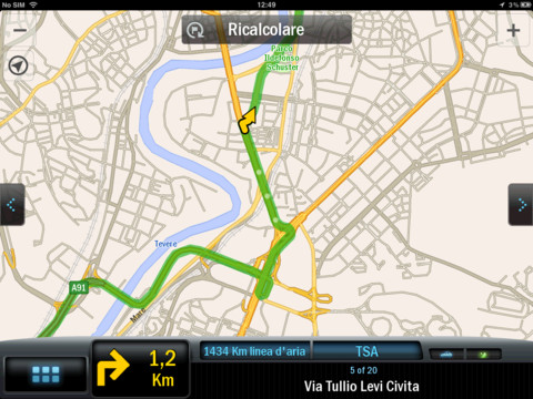 Su App Store è disponibile CoPilot GPS, per la navigazione satellitare su iPad