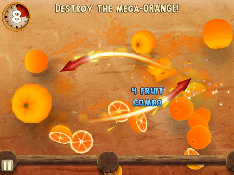 Disponibili nuove lame e sfondi per Fruit Ninja: Puss in Boots HD