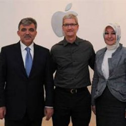 Il presidente della Turchia ha fatto visita al quartier generale di Apple