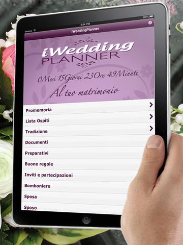 Nuova versione di iWedding Planner per iPad ora disponibile su App Store