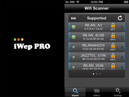iWep PRO, una nuova app per scoprire quanto è sicura la propria connessione WiFi – Cydia