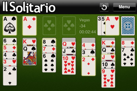 The Klondike Solitaire, il gioco di carte del Solitario direttamente sul vostro iPad