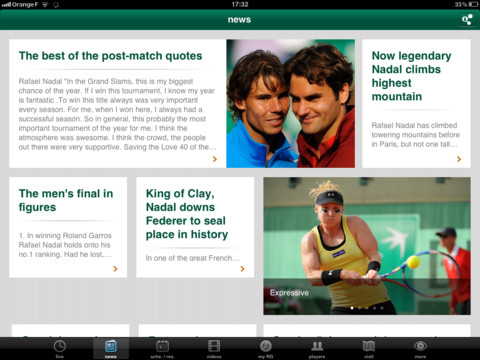 L’app ufficiale del Roland Garros 2012 arriva sull’App Store