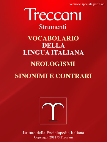Il Treccani, vocabolario italiano e sinonimi su iPad – La recensione di iPadItalia
