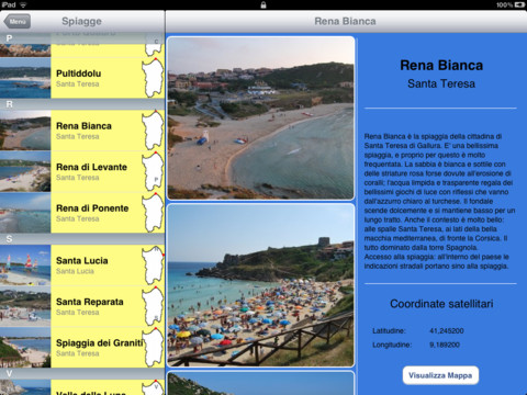 Vacanze in Sardegna approda su iPad