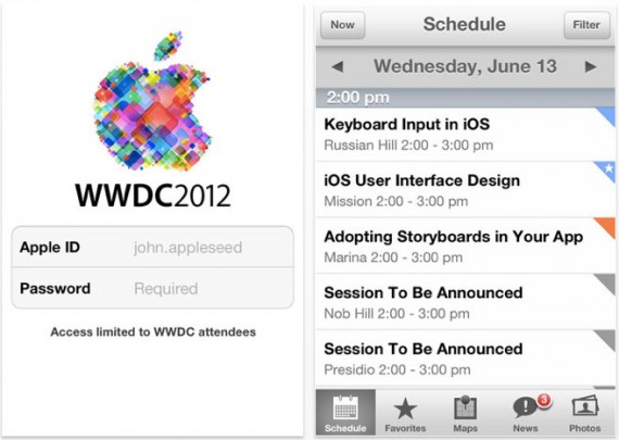 WWDC 2012: Apple rende pubblico il programma e rilascia l’app ufficiale per iOS
