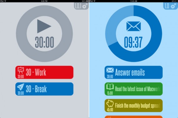 30/30, un nuovo originale timer per iOS che potrete pagare solo se vorrete