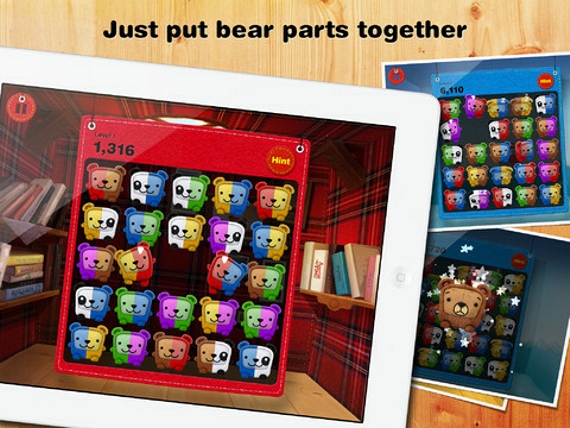 Gemibears HD², nuovo match-2 per iPad