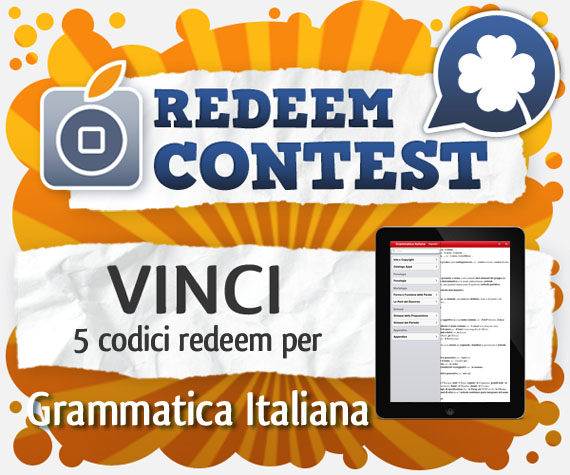 CONTEST: vinci 5 codici redeem per Grammatica Italiana [VINCITORI]