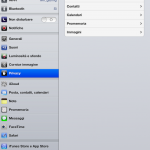 Privacy, la nuova funzione di iOS 6 per gestire le opzioni sulla privacy