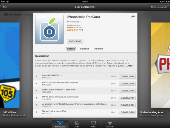 Arriva “Podcasts”, l’app di Apple per iscriversi ed ascoltare i migliori podcast disponibili su iTunes!