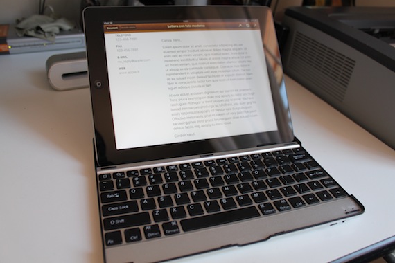 Tastiera Bluetooth in alluminio per trasformare l’iPad in un piccolo MacBook Pro – La recensione di iPadItalia