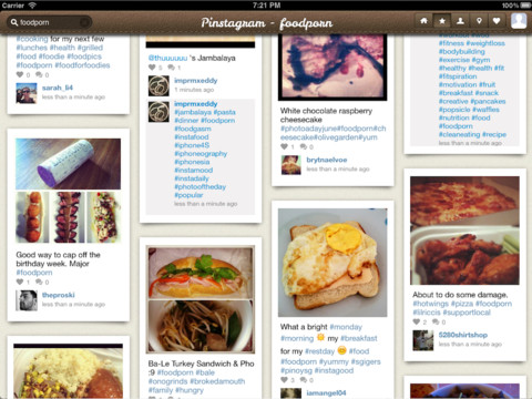 Pinstagram – un nuovo modo di visualizzare e condividere le immagini caricate su Instagram