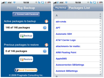 PKGBackup si aggiorna ed arriva alla versione 5.1 con diverse novità – Cydia