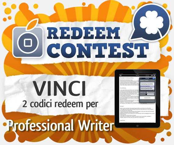 CONTEST: vinci 2 codici redeem per Professional Writer [VINCITORI]