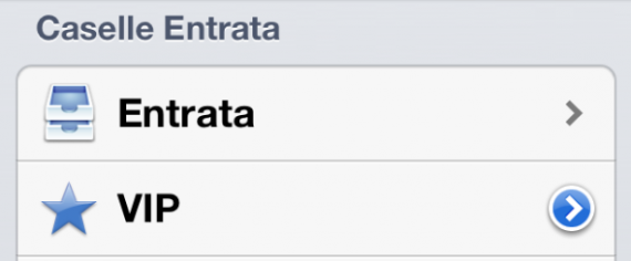 VIP, la nuova funzione di Mail su iOS 6