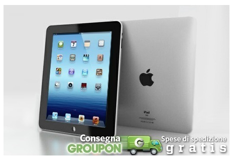 Su Groupon Nuovo iPad 16GB WiFi + Cellular a 549,90€