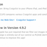 Craiglist obbligata a censurare immagini esplicite nelle sue app