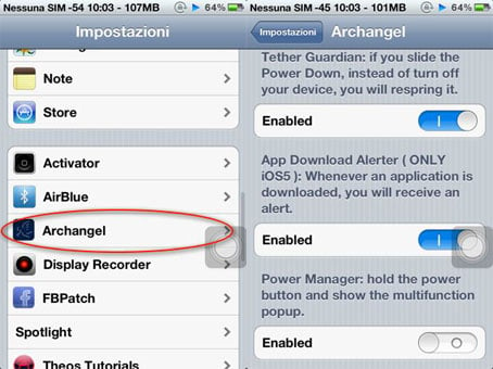 Archangel, un tweak che implementa tre utili funzioni su iPad – Cydia