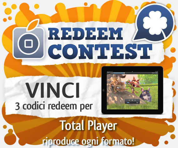 CONTEST: vinci 3 codici redeem per Total Player – riproduce ogni formato! [VINCITORI]