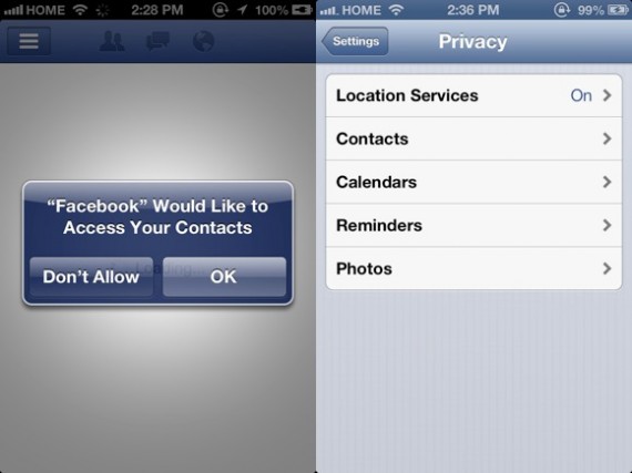 Per la raccolta di dati in iOS 6 le applicazioni richiedono il consenso esplicito dell’utente