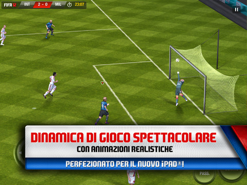 FIFA 12 si aggiorna e diventa compatibile con il Retina Display del nuovo iPad
