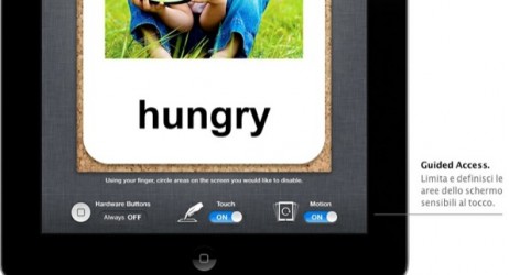 Un video mostra il funzionamento di Accesso Guidato su iOS 6
