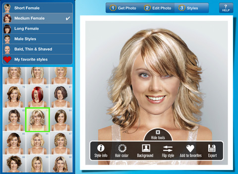 Hairstyle PRO, usa l’iPad per scegliere il tuo prossimo taglio di capelli