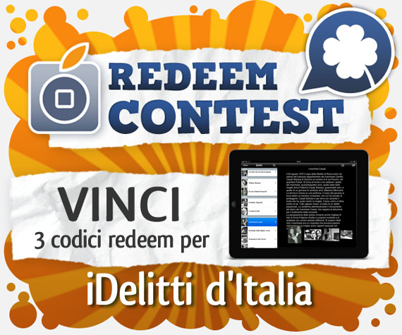 CONTEST: vinci 3 codici redeem per iDelitti d’Italia [VINCITORI]