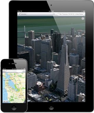 Apple utilizza immagini satellitari concesse da Microsoft nel nuovo servizio Mappe di iOS 6