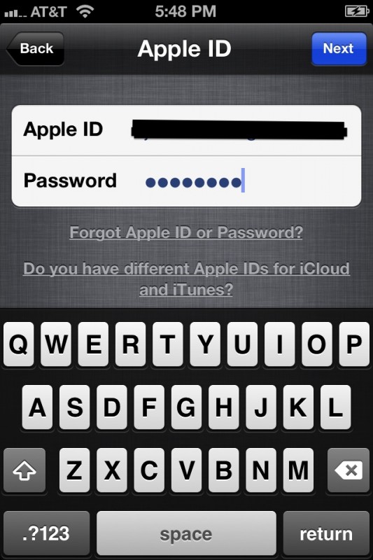 In iOS 6 è possibile accedere ad account iTunes e iCloud differenti dallo stesso device