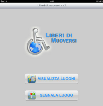 Liberi di muoversi, un’app per conoscere i luoghi adatti all’accesso dei disabili