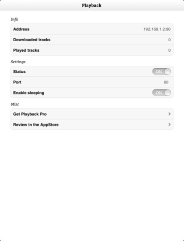 Playback, un’applicazione per ascoltare in streaming i brani presenti sul vostro iPad