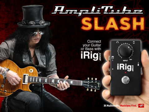 Gli effetti di Slash sulla tua chitarra grazie alla nuova app AmpliTube